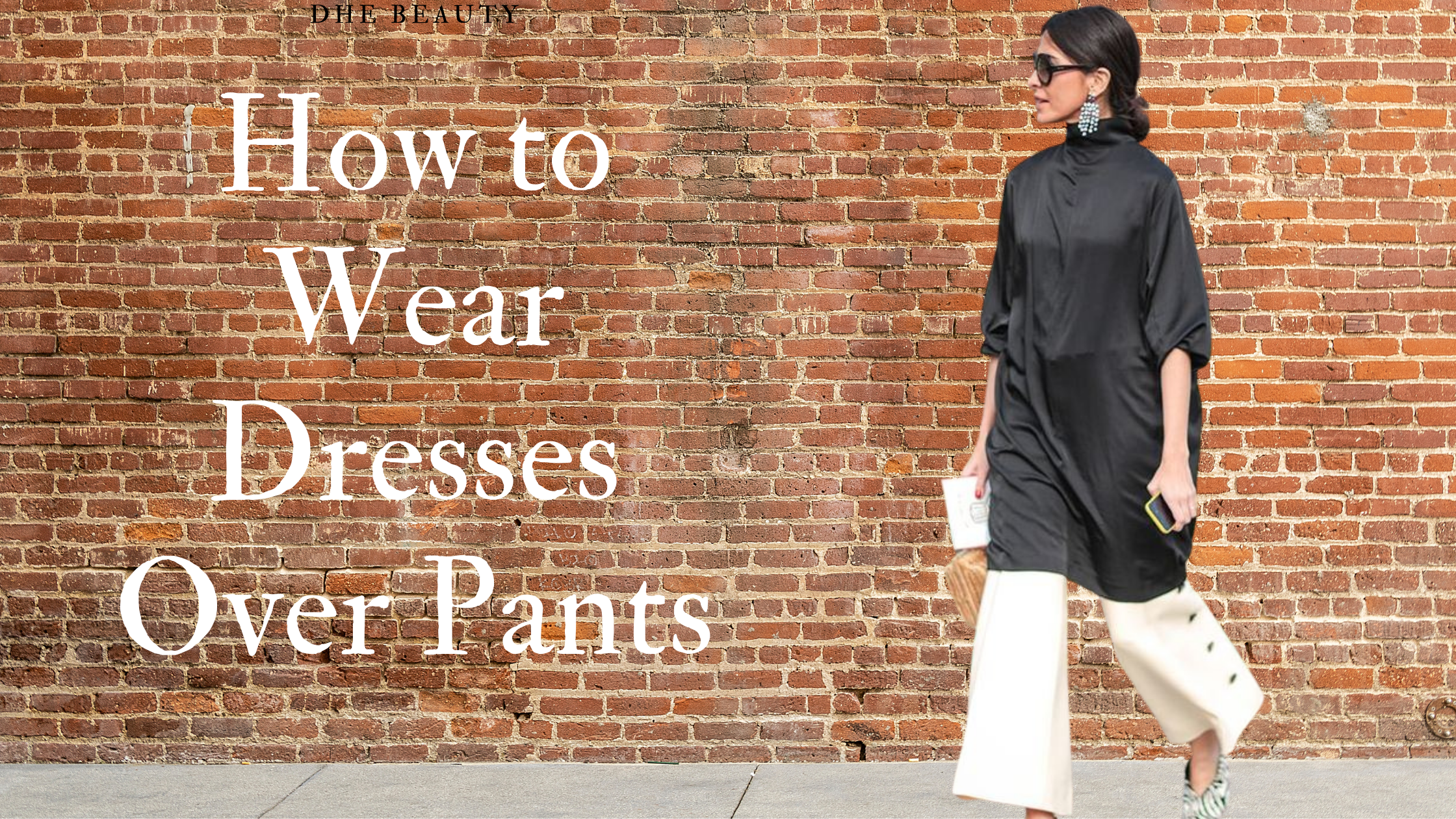 How to Wear Dresses Over Pants