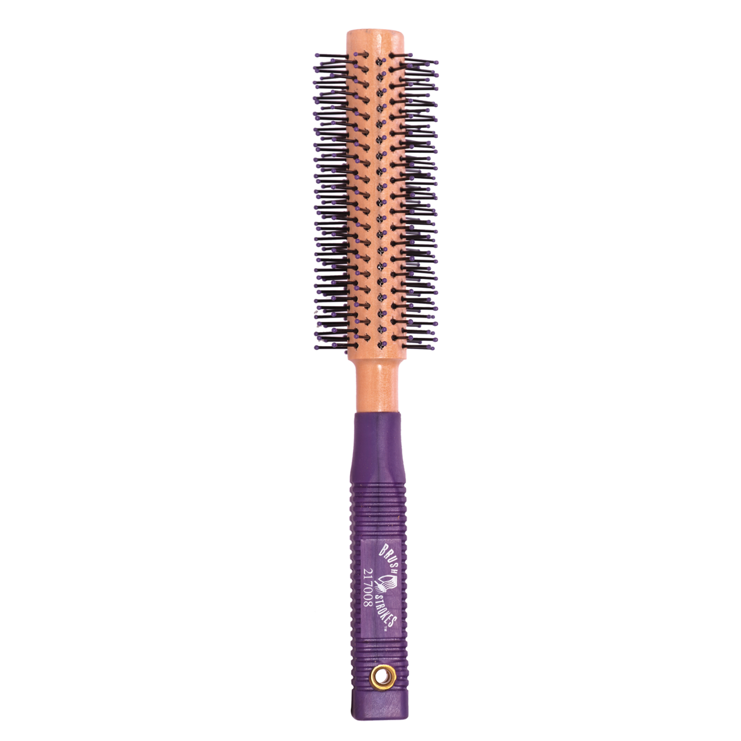 wooden round hair brush